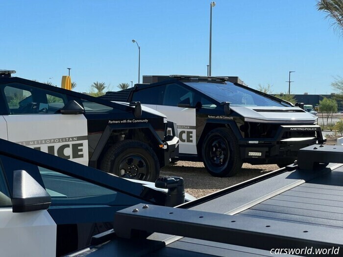 La policía de Las Vegas acaba de recibir 10 Cybertrucks y Elon no tuvo nada que ver con ello | Carscoops